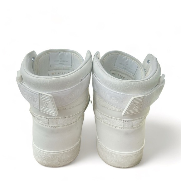 Louis Vuitton Men’s Rivoli Boot Sneaker White Leather US 11.5 - Picture 6 of 9